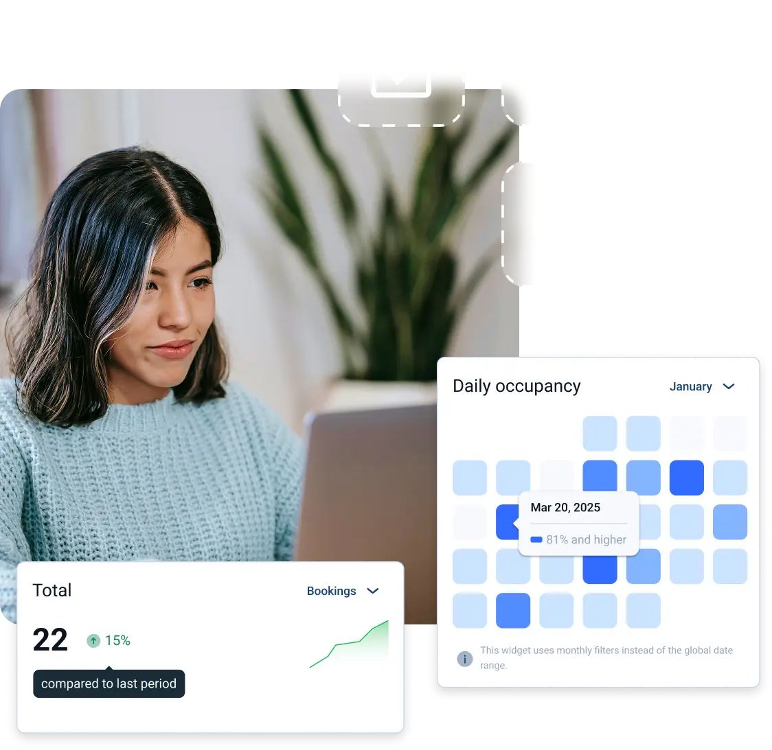 A screenshot of Amelia’s step-by-step booking form