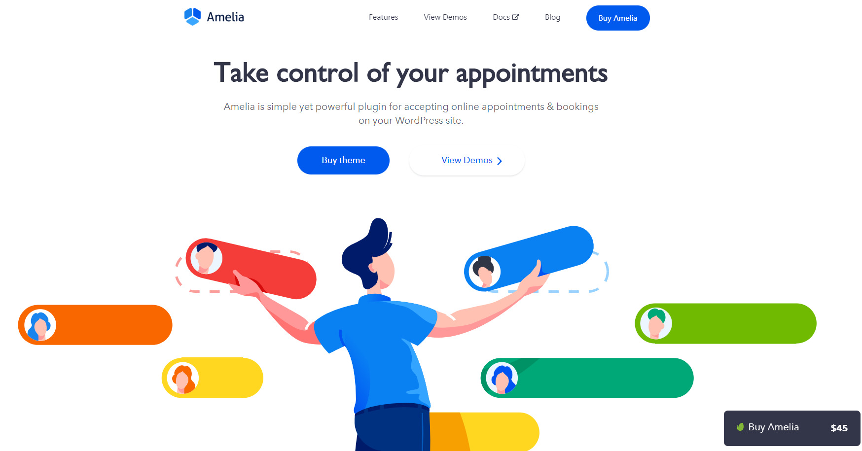 Amelia - WordPress Appointment And Event Booking Plugin