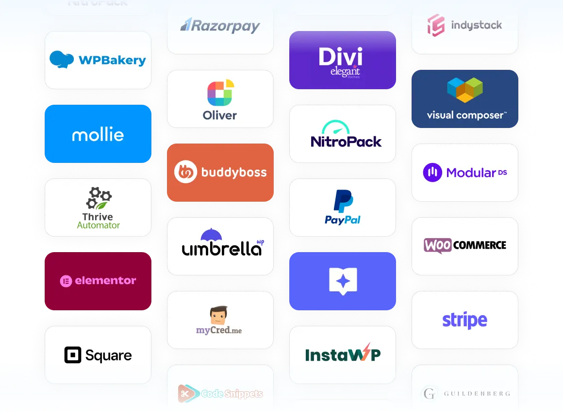 The logos of Amelia’s partners