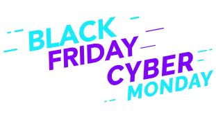 Black friday and cyber monday promo