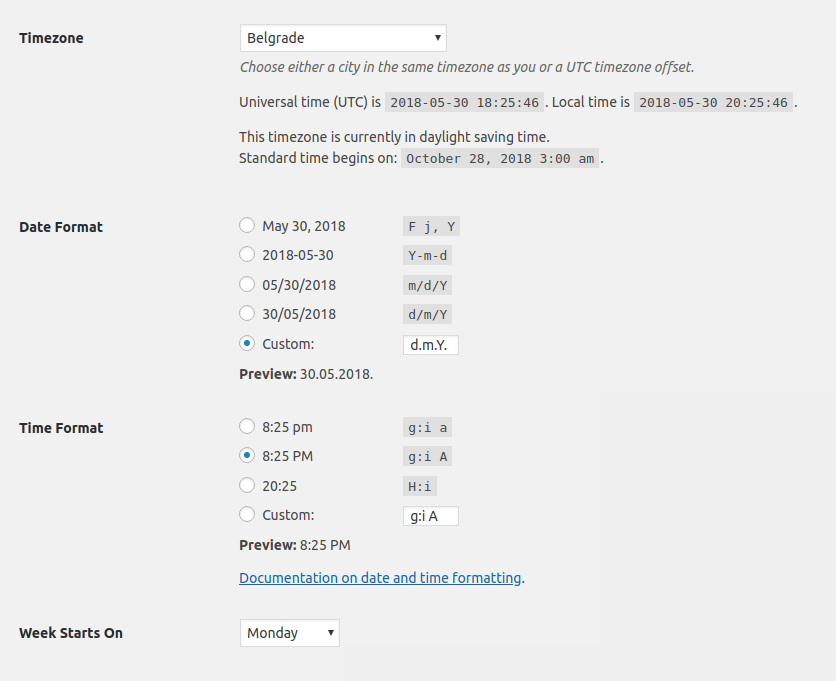 WordPress Settings in Amelia - WordPress Booking Plugin