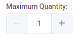 Amelia WordPress - Service Extra Maximum Quantity