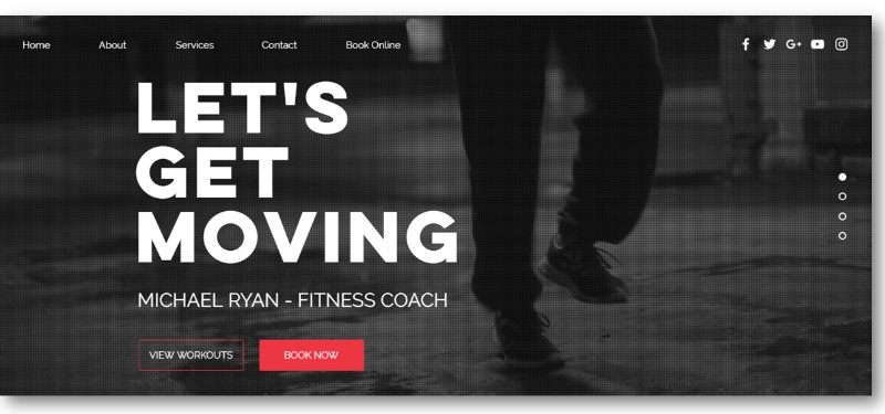 Ongebruikt Personal Trainer Website Design Which Attracts and Converts (Tips) TT-47
