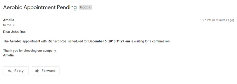 confirming-an-appointment-via-email