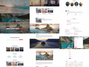 screenshot of static vs. dynamic website compared one next to another