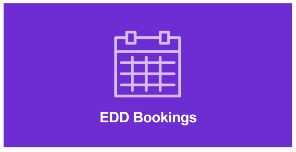 edd bookings extension
