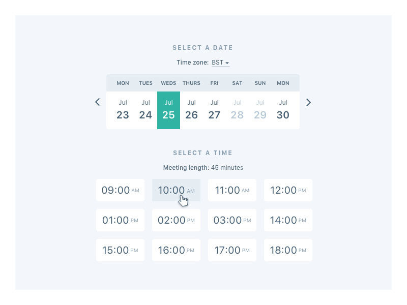 appointment scheduling app