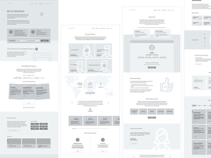 A Few Neat Website Wireframe Examples You Should Download