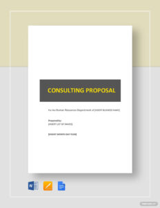 Consulting proposal template examples to use for your clients