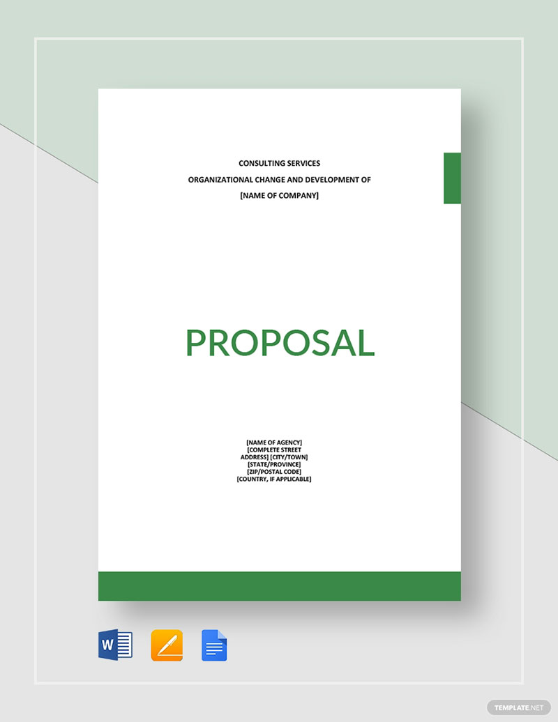 Consulting proposal template examples to use for your clients For Consulting Project Proposal Template