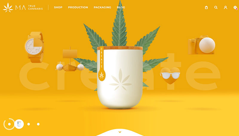ma true cannabis homepage screenshot