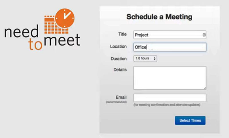needtomeet schedule a meeting tab