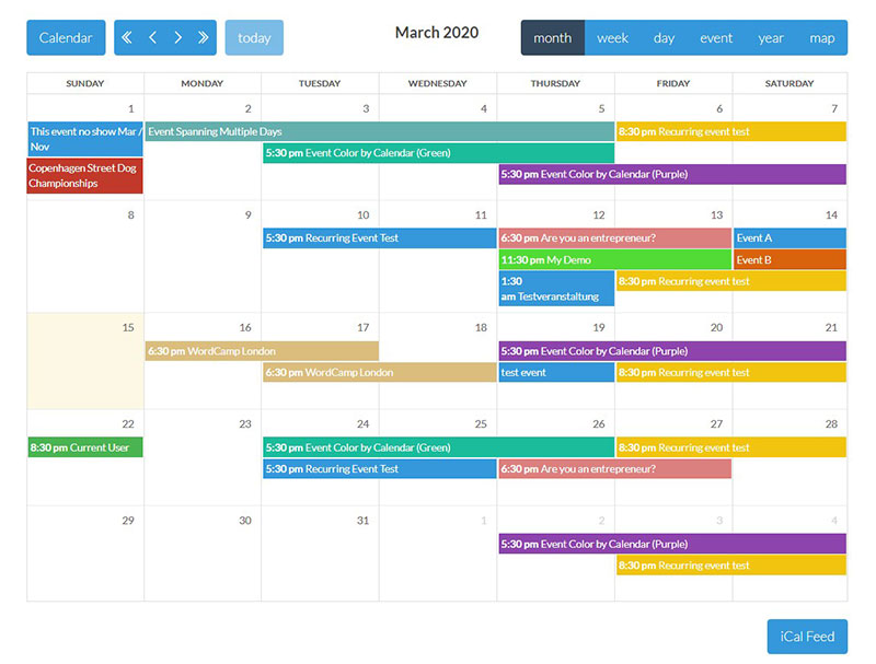 calendarize it! calendar overview