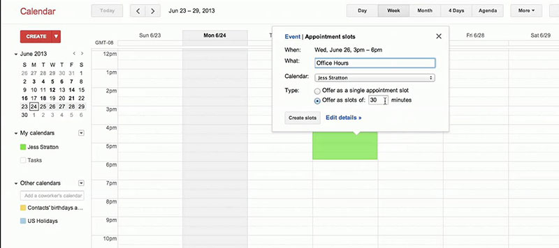 google calendar appointment slots alternative