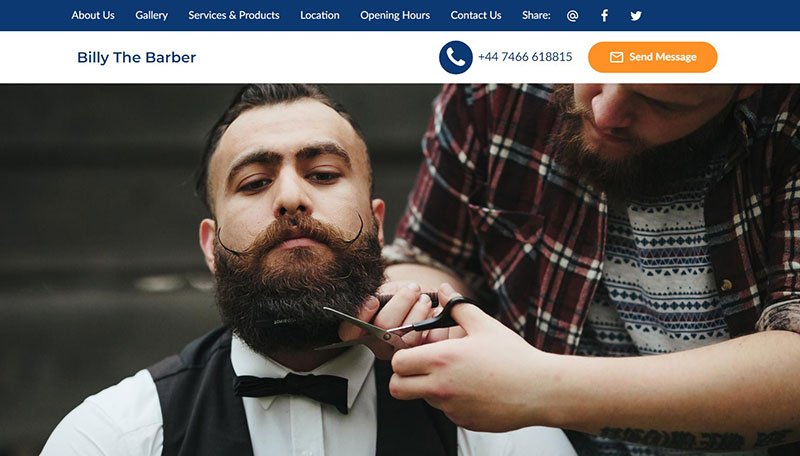 The Best Barbershop Websites and WordPress Themes To Build One