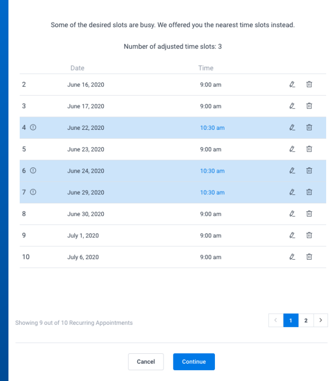 Recurring Appointments - Amelia WordPress Booking Plugin