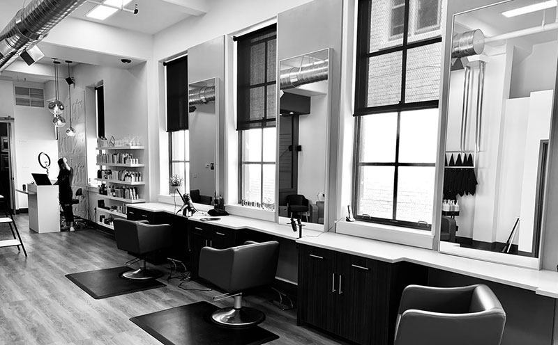 beauty salon interior