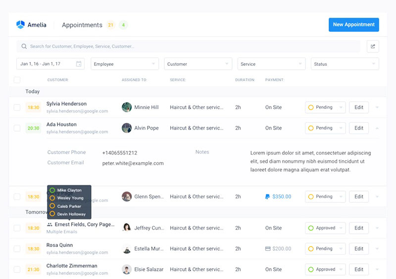 Group appointment scheduling tool and software