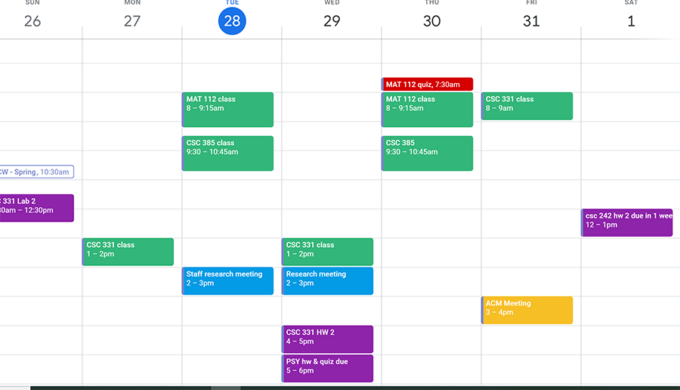 Using Google Calendar To Create A Daily Schedule Lopirack