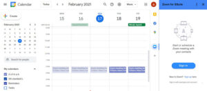 create zoom meeting google calendar