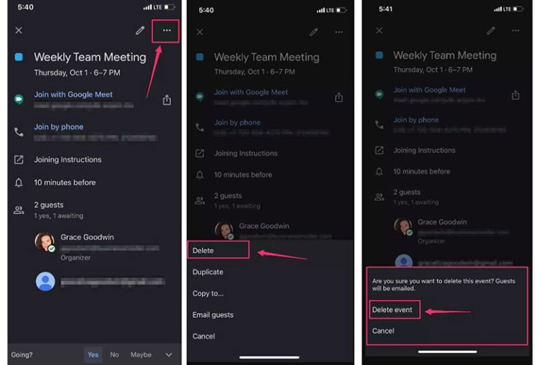 How To Cancel An Event In Google Calendar