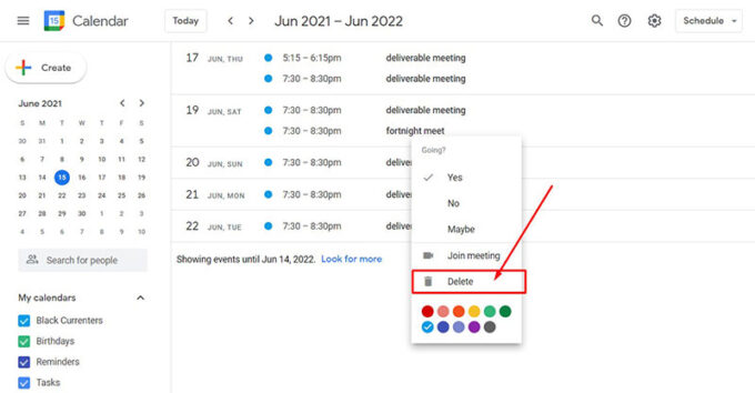 How To Delete Google Calendar Events In A Few Steps