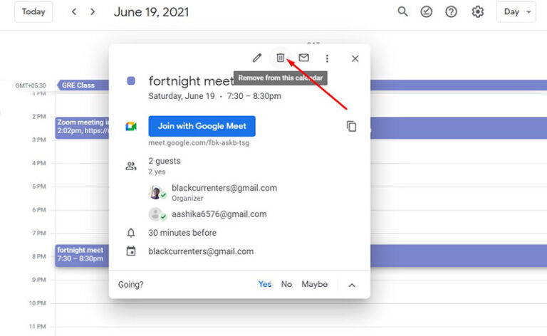 How To Delete Google Calendar Events In A Few Steps