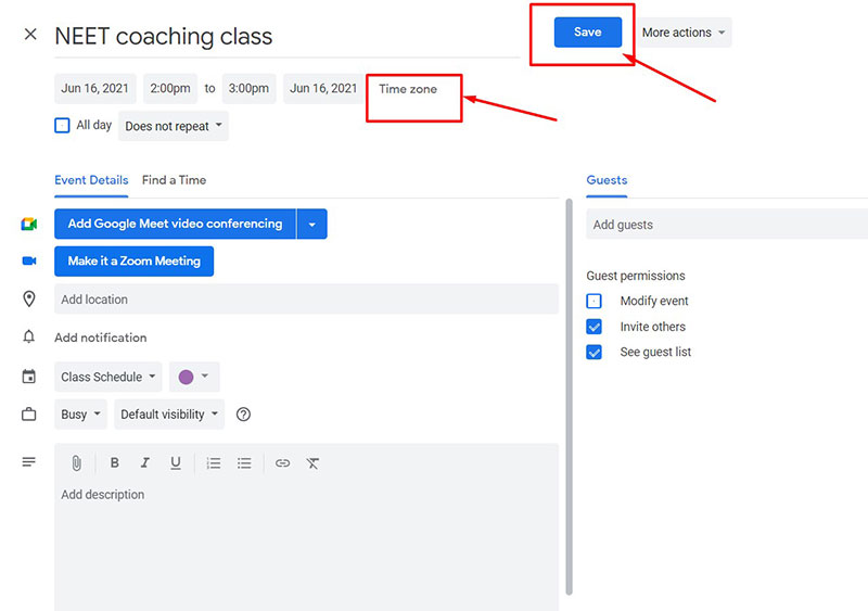 How to Add Class Schedule to Google Calendar Easily