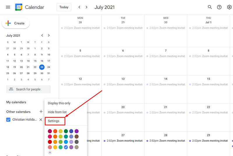 syncing google calendar with outlook 2016