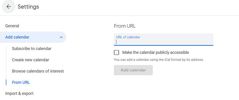 how to add gmail calendar to outlook editable