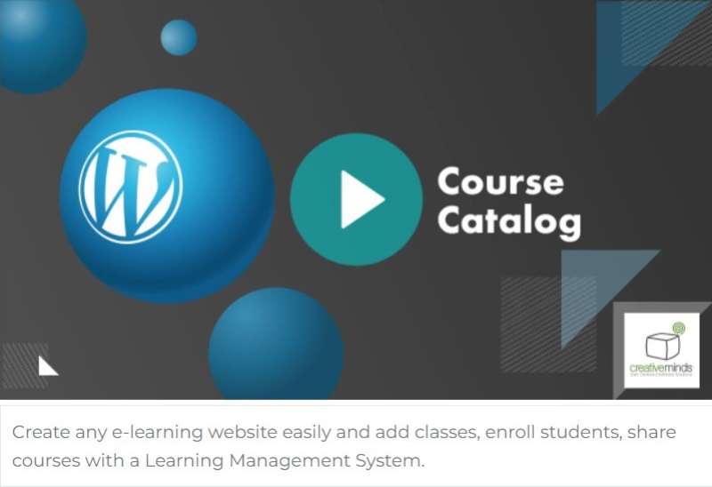 course catalog screenshot