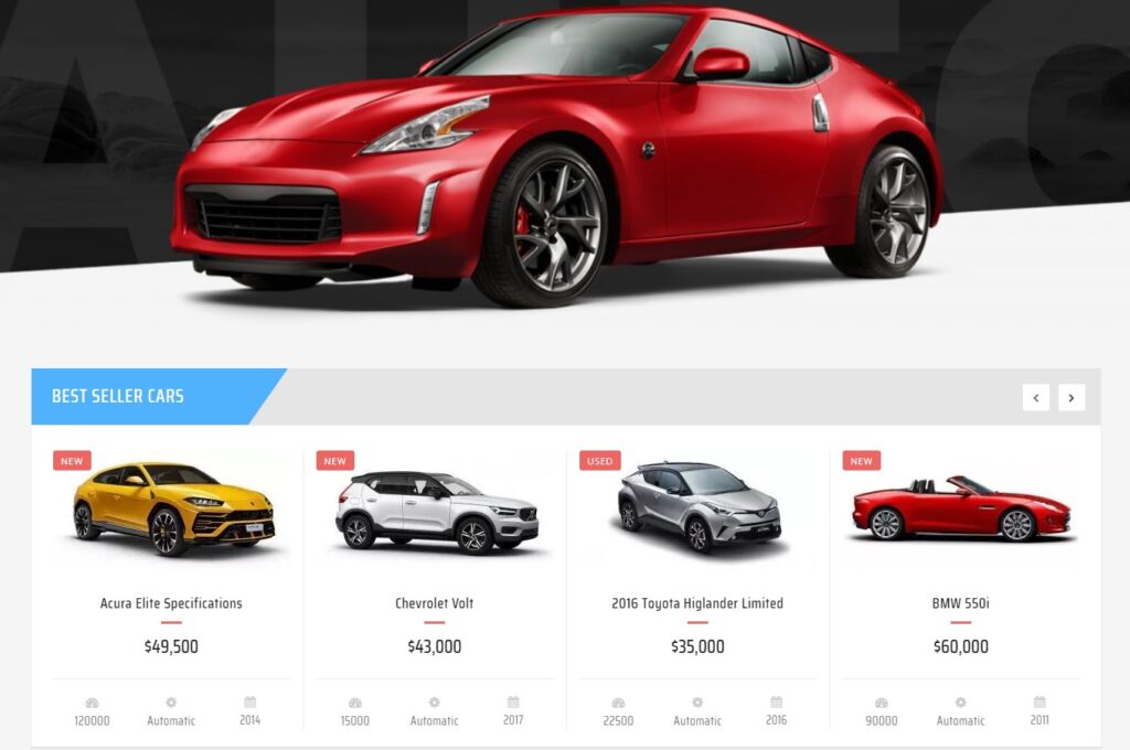 The Best Car Dealership WordPress Theme Options To Try