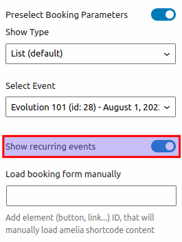 show-recurring-events