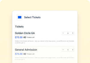 Events & tickets