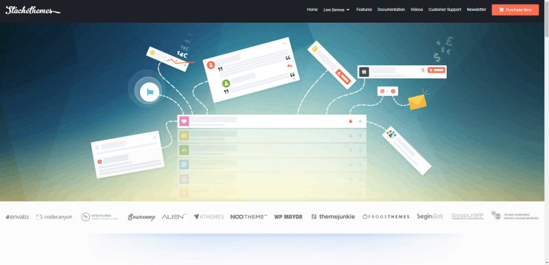 stachethemes homepage screenshot