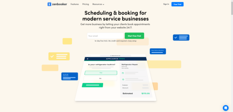 The Best Online Booking System for a Cleaning Service