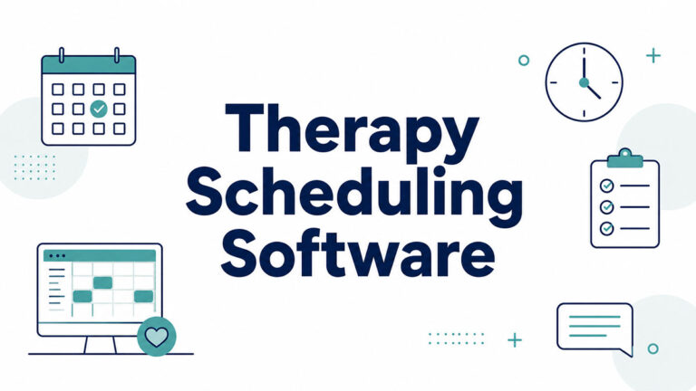 Therapy Scheduling Software: Give Back 10 Admin Hours