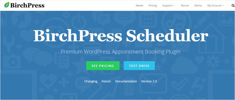 birchpress scheduler screenshot overview