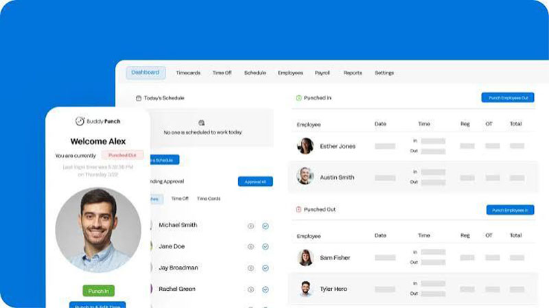 Buddy Punch - Best for small businesses pairing scheduling with time tracking and payroll