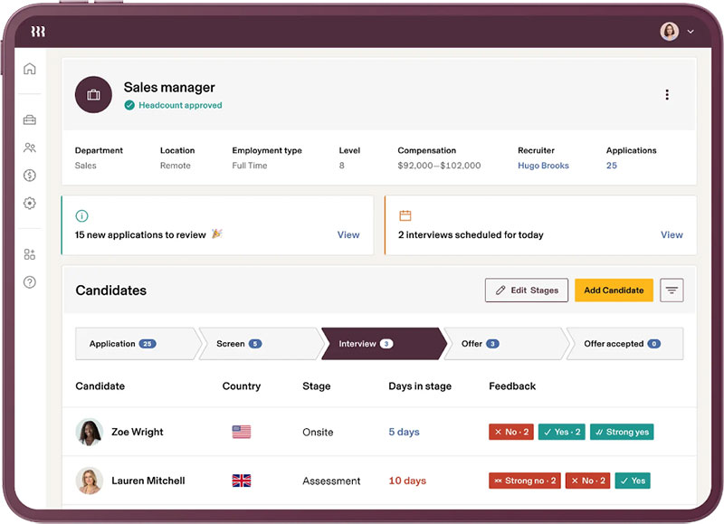 Rippling - Best for growing teams wanting scheduling inside one workforce platform