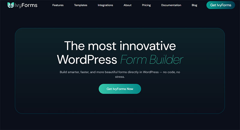 IvyForms - WordPress contact form plugin