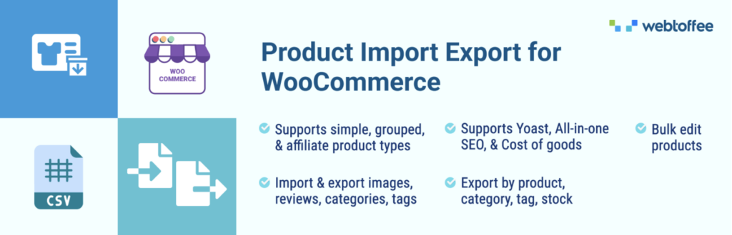 product import export for woocommerce screenshot