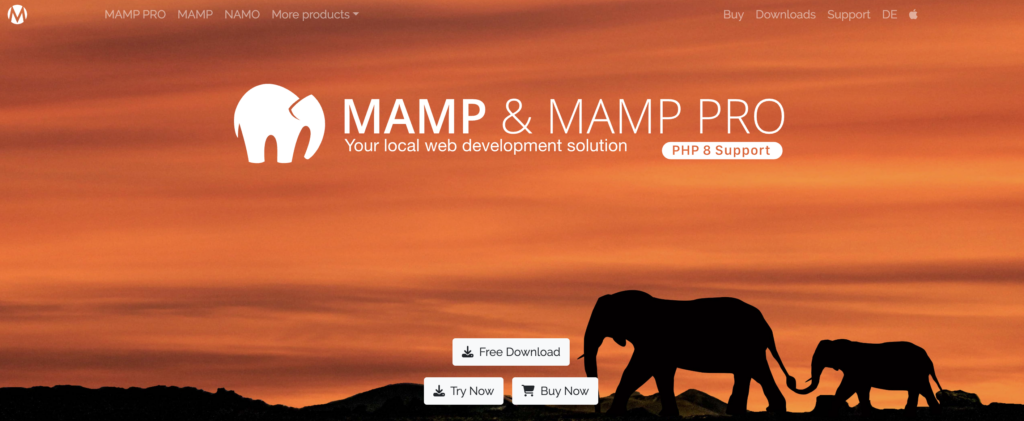 mamp development solution