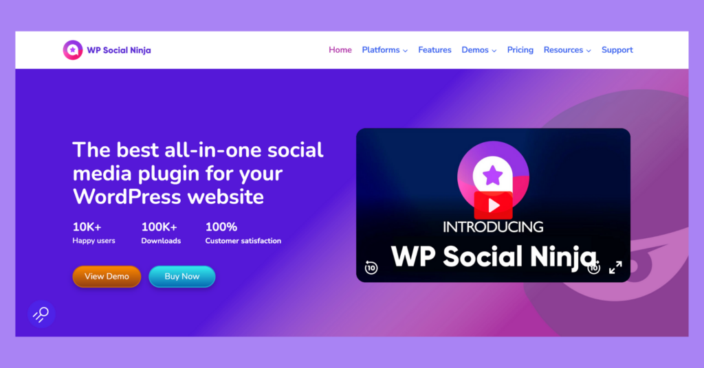 social ninja homepage screenshot