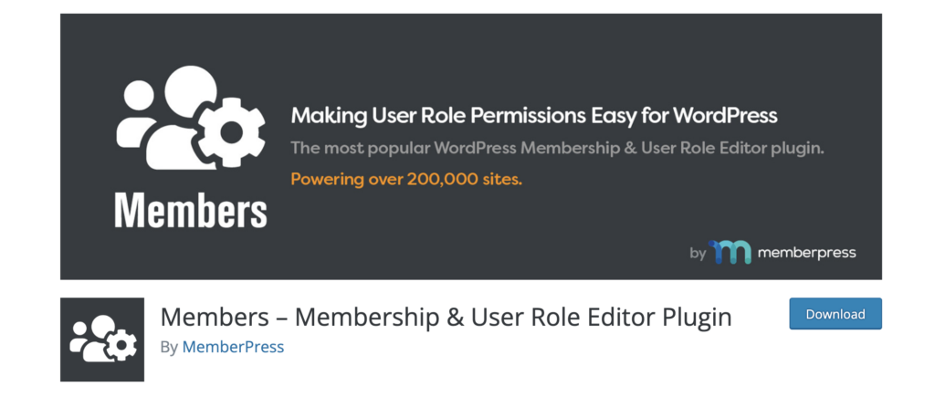 members user role editor