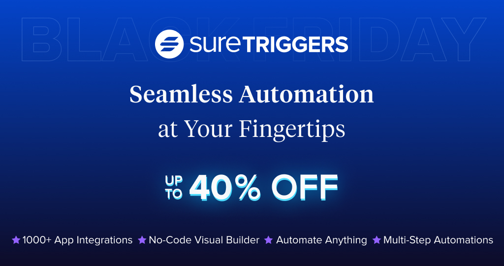 SureTriggers black friday deal