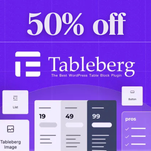 Tableberg black friday discounts