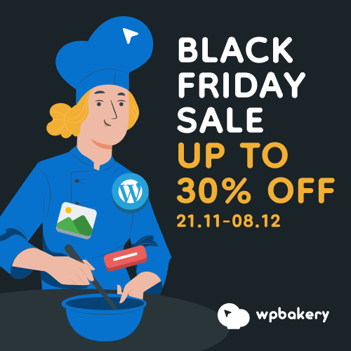 WpBakery black friday deal