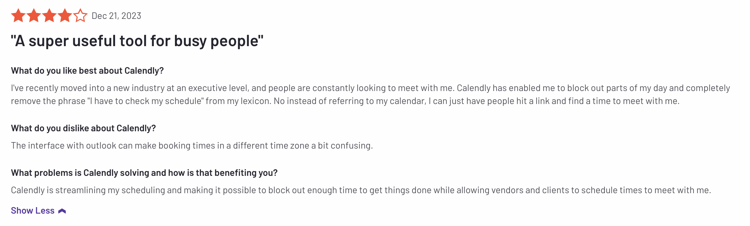 Calendly review