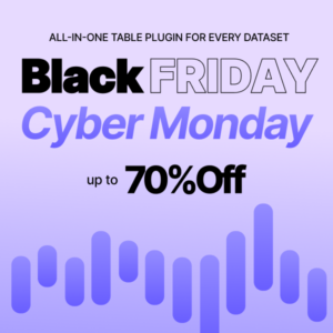 wpdatatables black friday